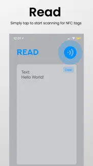 nfc - reader & writer iphone screenshot 1