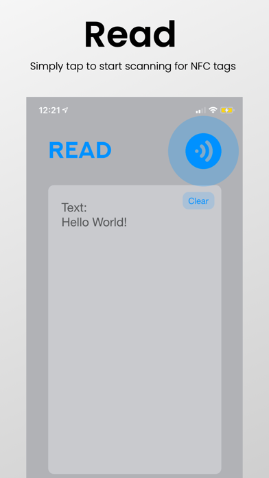 Screenshot #1 pour NFC - Reader & Writer
