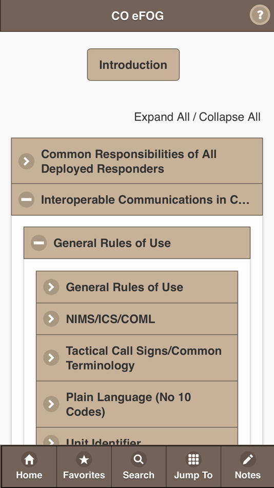 #1. CO eFOG (iOS) Podle: ICTAP