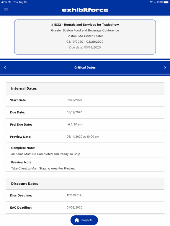 Enterprise by ExhibitForce iPad screenshot 9 - Business app