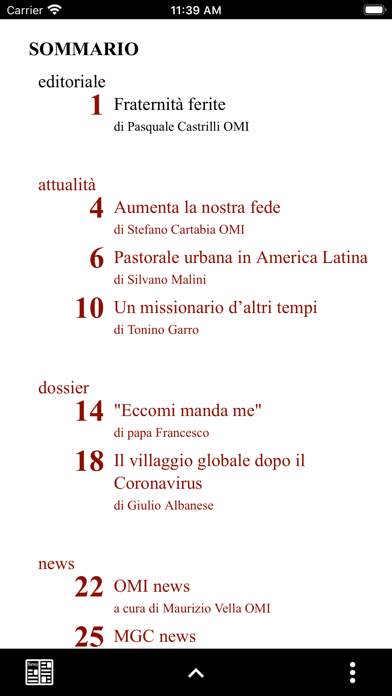 Missioni OMI Screenshot