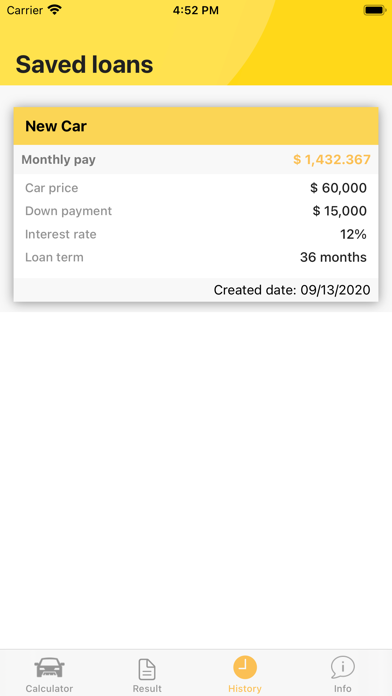 Car Payment Calculator, Calc screenshot 4