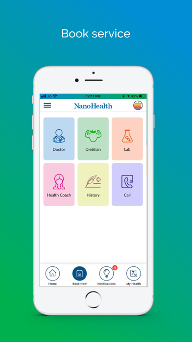 NanoHealth Screenshot