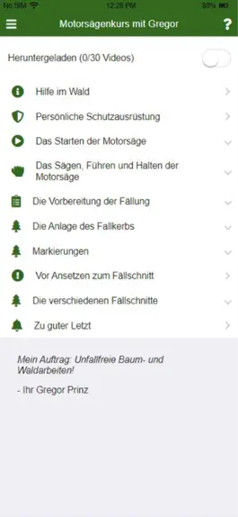 Game screenshot Motorsägenkurs mod apk