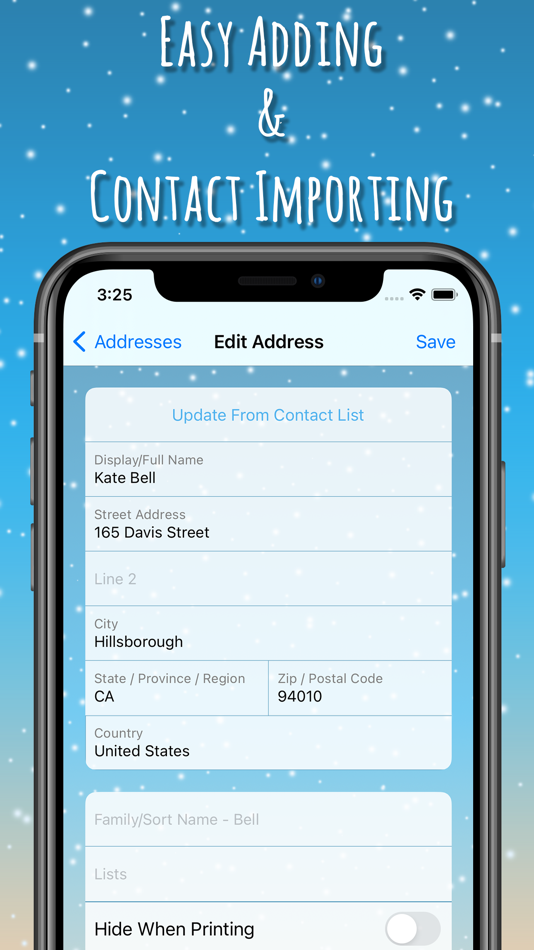 #3. The Christmas Card List (iOS) Podle: David Breed