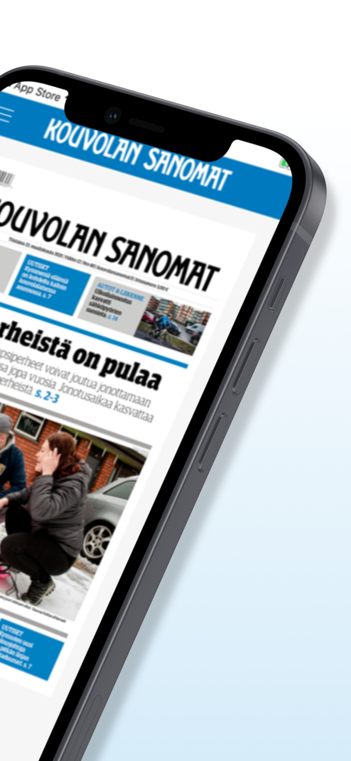 Kouvolan Sanomat päivän lehti