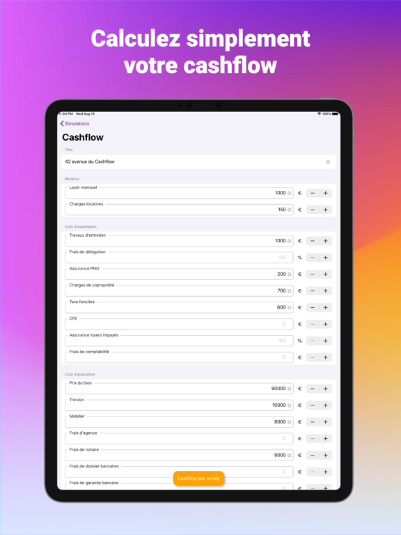 Screenshot #4 pour Immo Cashflow