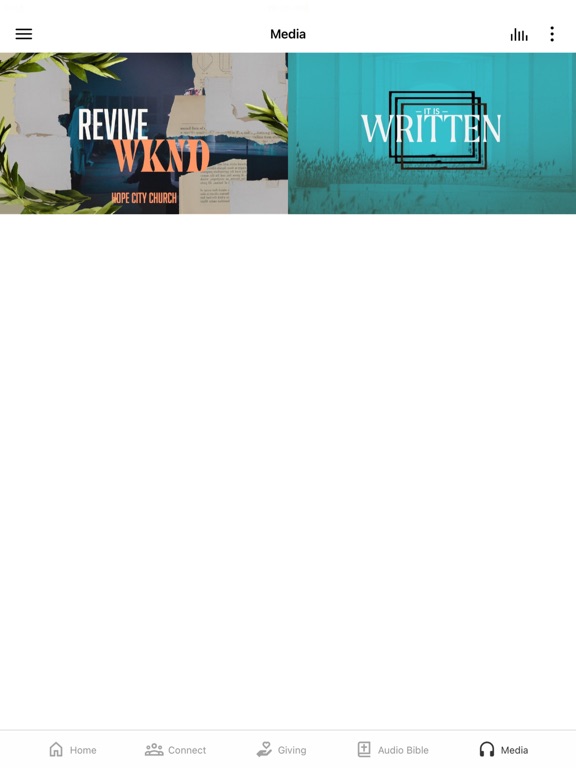 Hope City Church Kingman iPad screenshot 3 - Education app