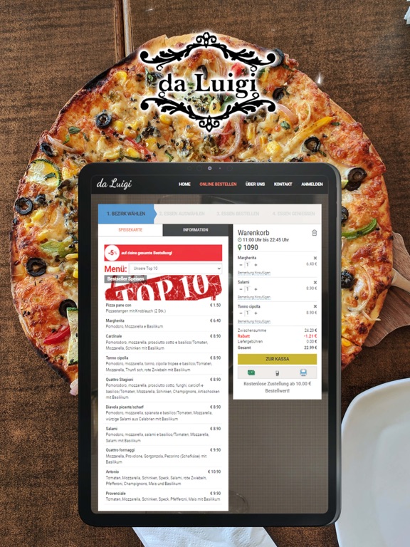 Screenshot #6 pour Pizzeria Da Luigi Wien