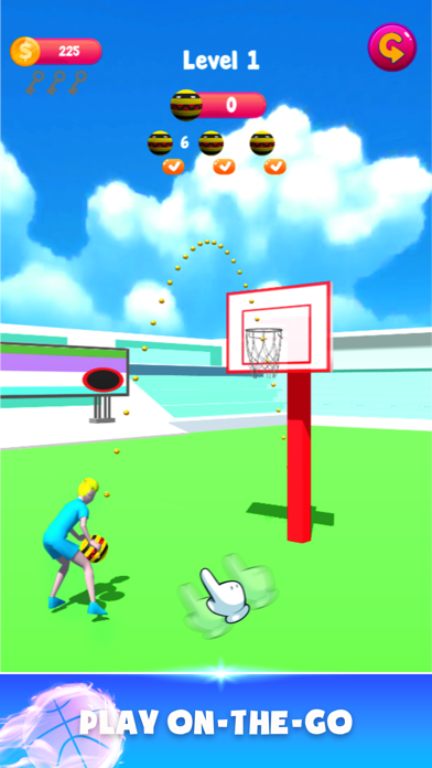 Screenshot #3 pour Throw Ball Pass 3D