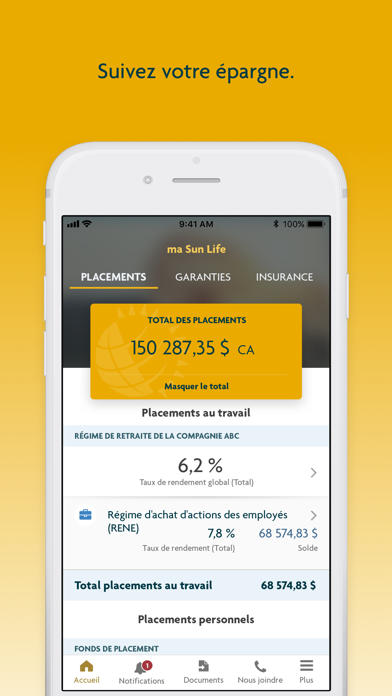 Screenshot #3 pour ma Sun Life (Canada)