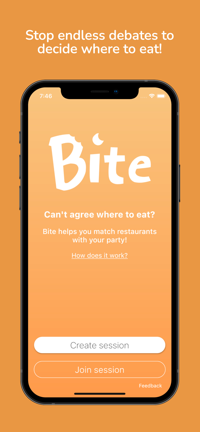 Bite - Pick Where To Eat Fast