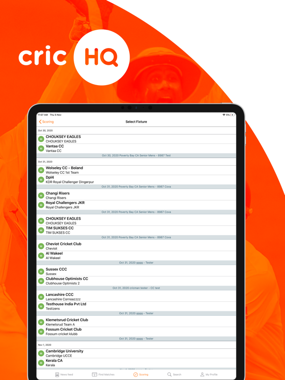 Screenshot #4 pour cricHQ