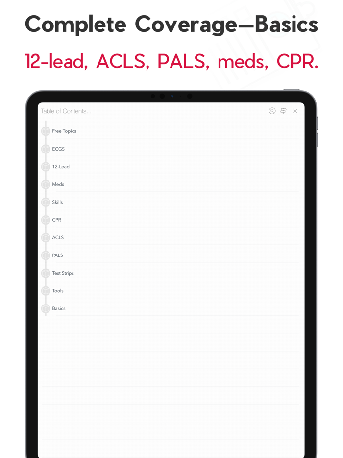 ECG Notes Quick look-up ref.