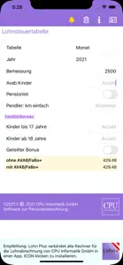 Lohnsteuertabelle screenshot #3 for iPhone