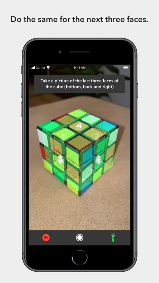 #4. CubeSolver AR (iOS) By: Andrei Ciobanu
