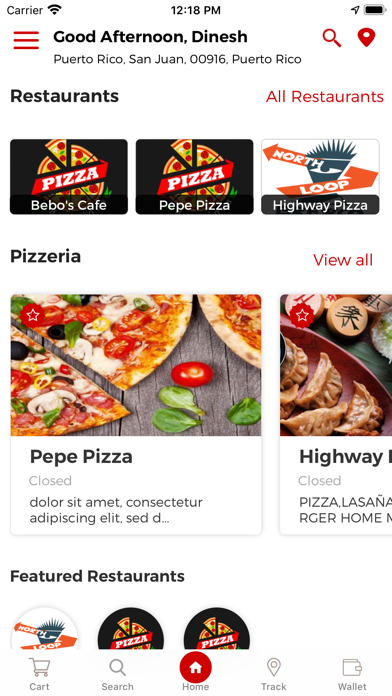 Food Pings Screenshot