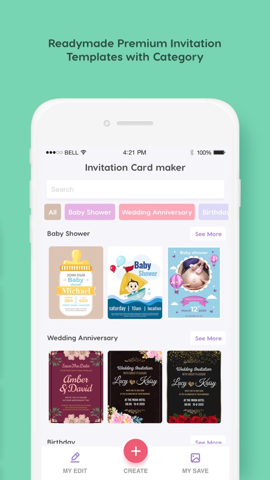 #2. Invitation Card Maker - RSVP (iOS) โดย: Hiteshkumar Hihoriya