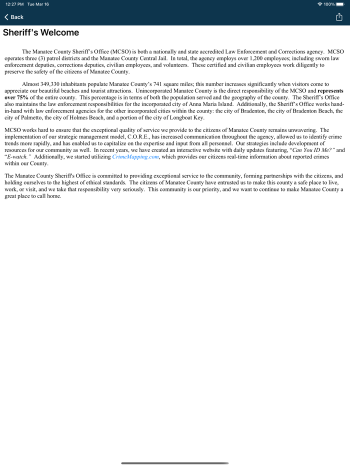 Manatee Co Sheriffs Office