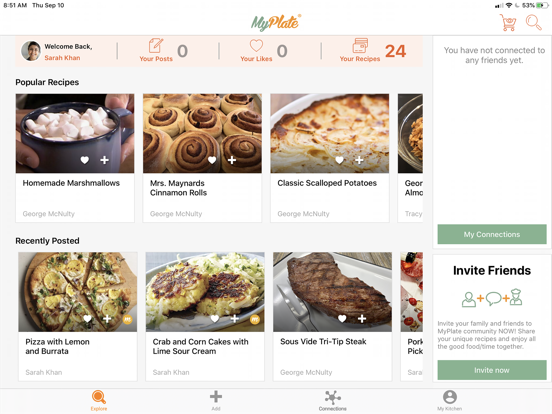 Screenshot #4 pour MyPlate Online