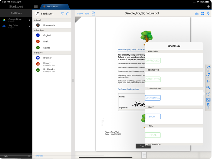 Sign Expert - eSign PDF Word
