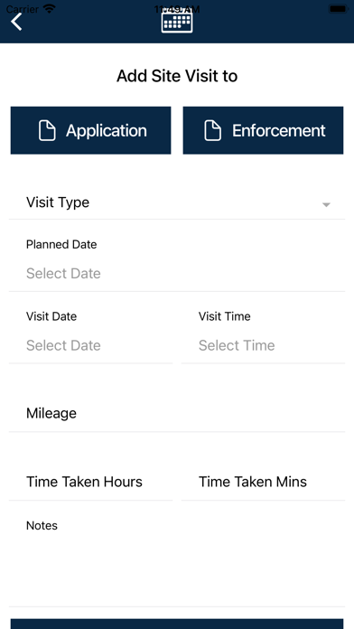 Planning App Screenshot