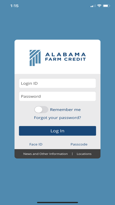 Alabama Farm Credit Ag Banking Screenshot