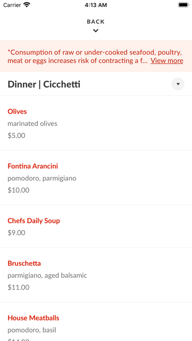 OGGI Ristorante Italiano Screenshot 3 - AppWisp.com OGGI Ristorante Italiano Screenshot 3 - AppWisp.com