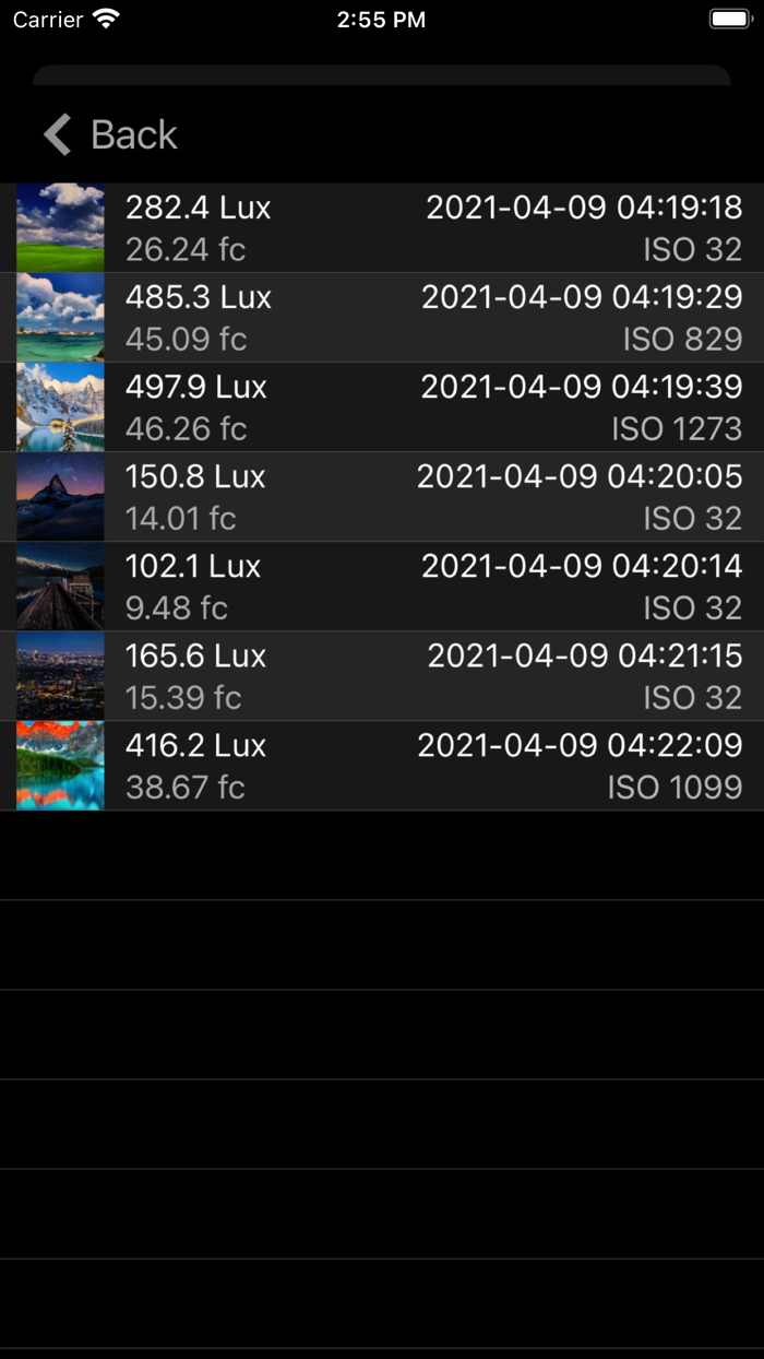 Light Meter - Brightness Calc