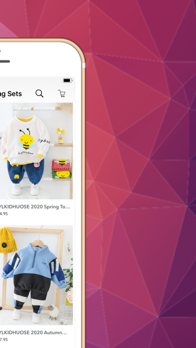 Kids Clothing Fashion Shop Screenshot