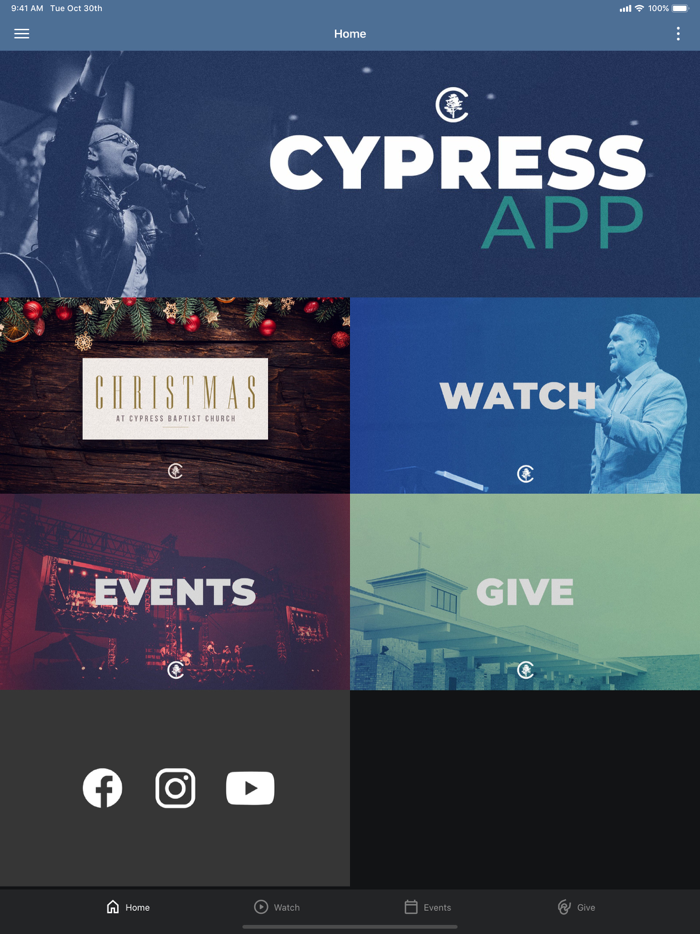 Cypress Baptist Church App