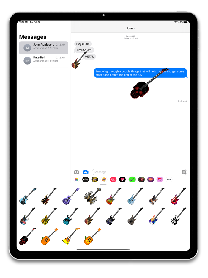 Custom Guitar Stickers Pack 1