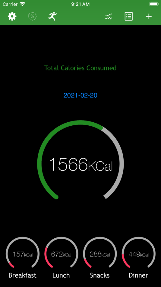 Calories: Food Intake Analyser - 1.5 - (iOS)