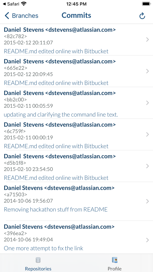 #6. Mini Bucket - BitBucket Client (iOS) By: Hoang Nam Nguyen