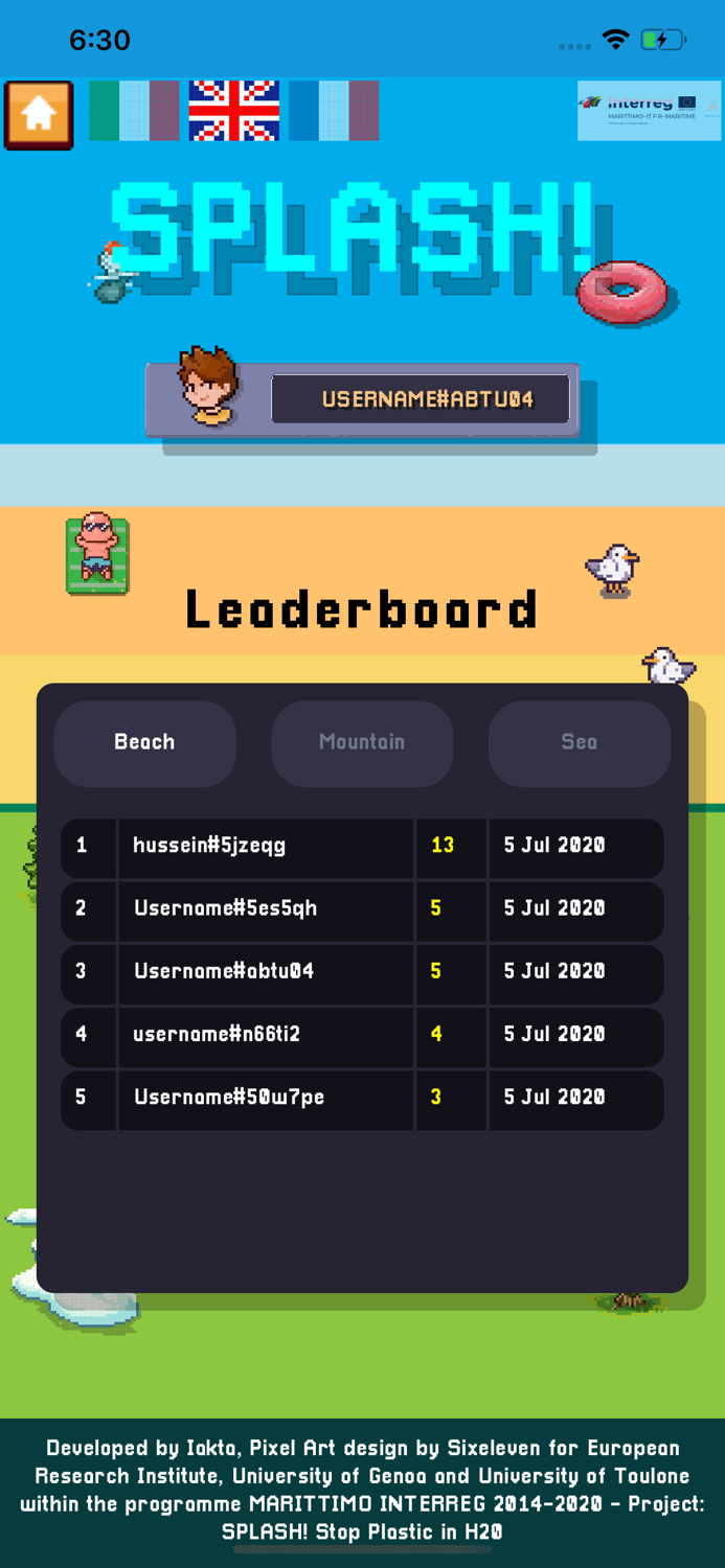 SPlasH Stop Plastic in H2O