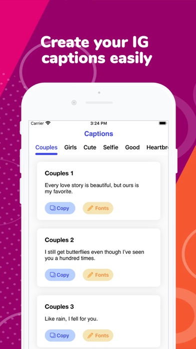 Super Likes Hashtags& Captions screenshot 4