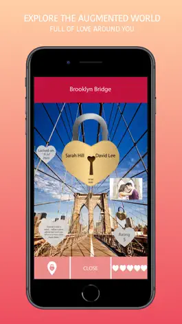 Game screenshot HeartsBridges – AR Love Locks hack