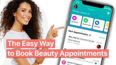 Masters - beauty appointments Screenshot