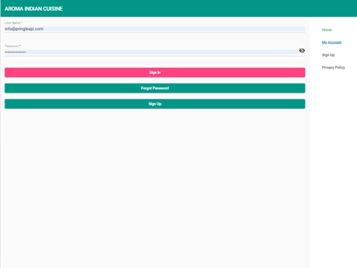 Aroma India Bloomington