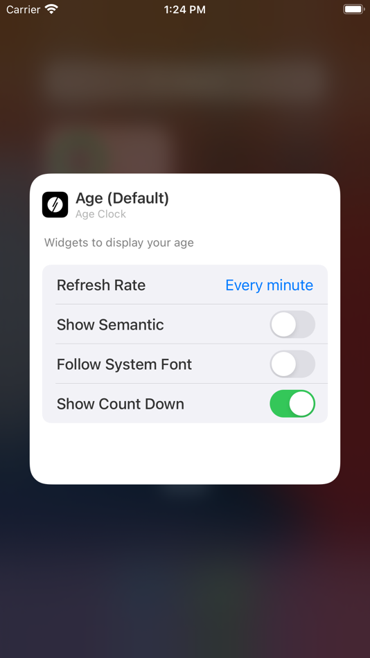 #4. Age Clock (macOS) Podle: 昊天 郑