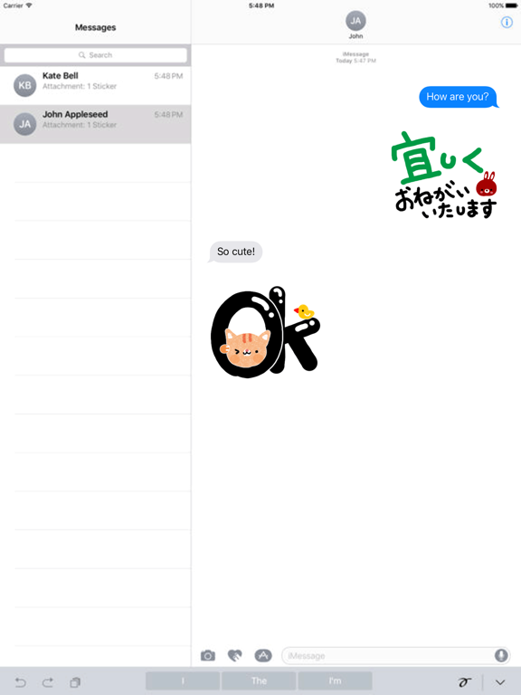 Oversized character Sticker screenshot 6