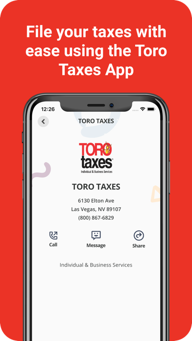 Toro Taxes Screenshot
