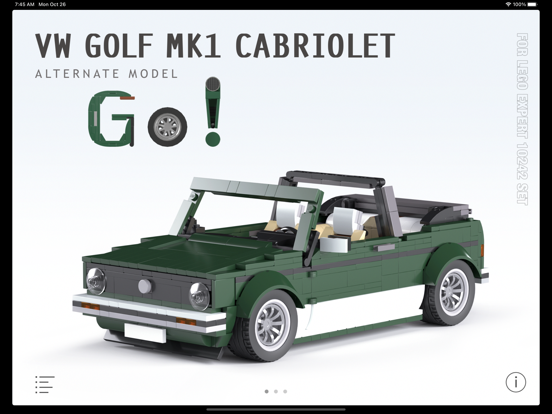VW Golf for LEGO 10242 Set | App Price Drops
