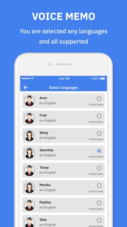 Voice Memo : Text To Speech
