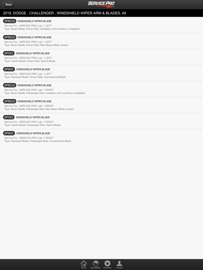 Service Pro Filters and Wipers