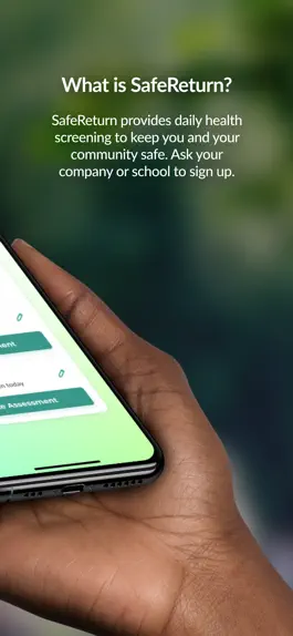 Game screenshot SafeReturn - Health Screening apk