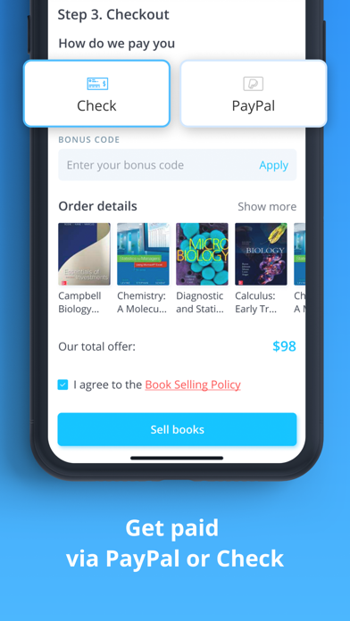 BooksRun - Sell books for cash Screenshot on iOS