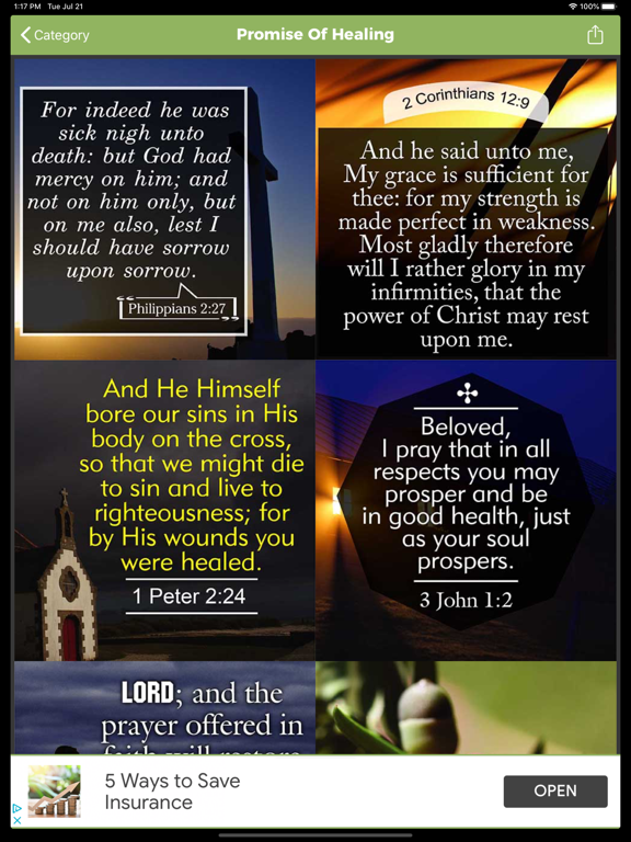 Screenshot #5 pour Healing Verses - Bible Verses