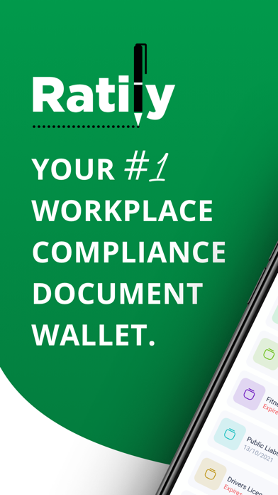 Ratify: Compliance Wallet Screenshot