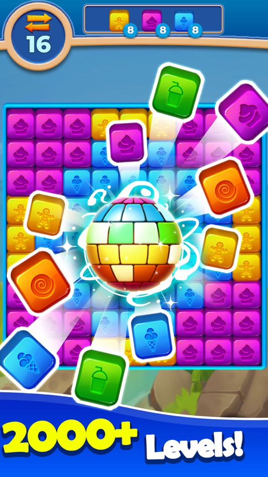 #2. Cube Blast: Match Pop Puzzle (iOS) 由: Guy Hazi